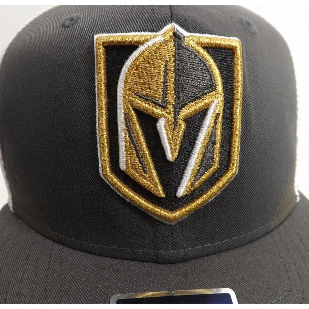 Vegas 🏒 Golden Knights Fanatics Authentic Pro A-Frame Rink Adjustable mesh Hat